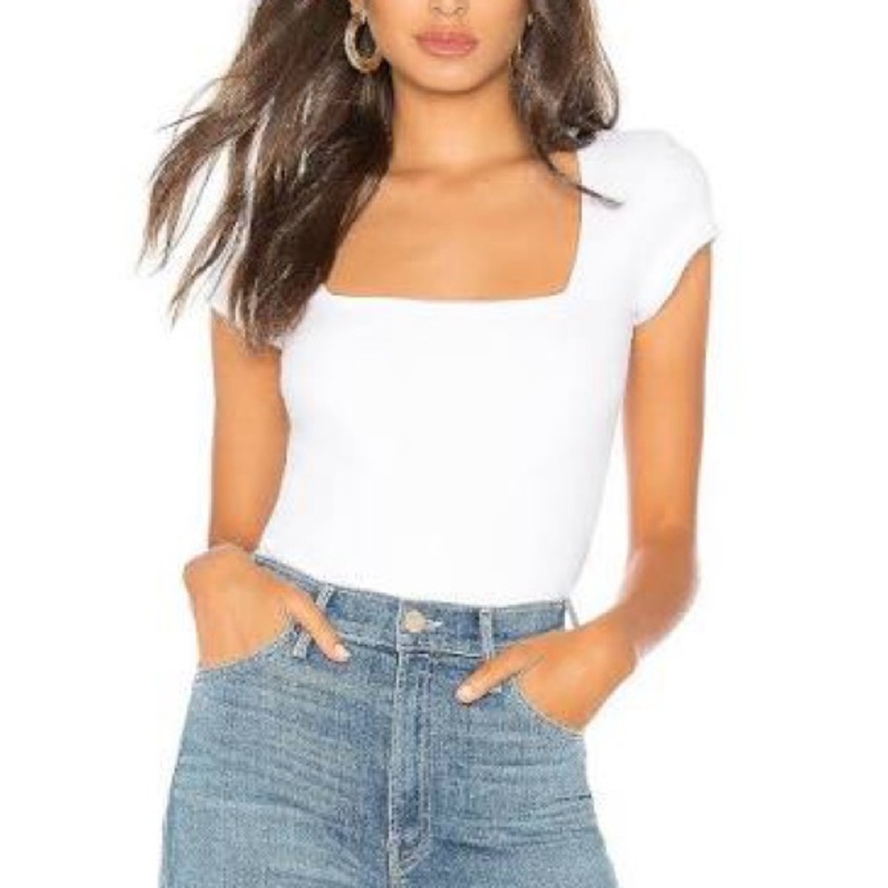 Free People Square Eyes Women's Bodysuit